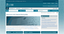 Desktop Screenshot of irishstatutebook.ie
