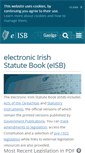 Mobile Screenshot of irishstatutebook.ie